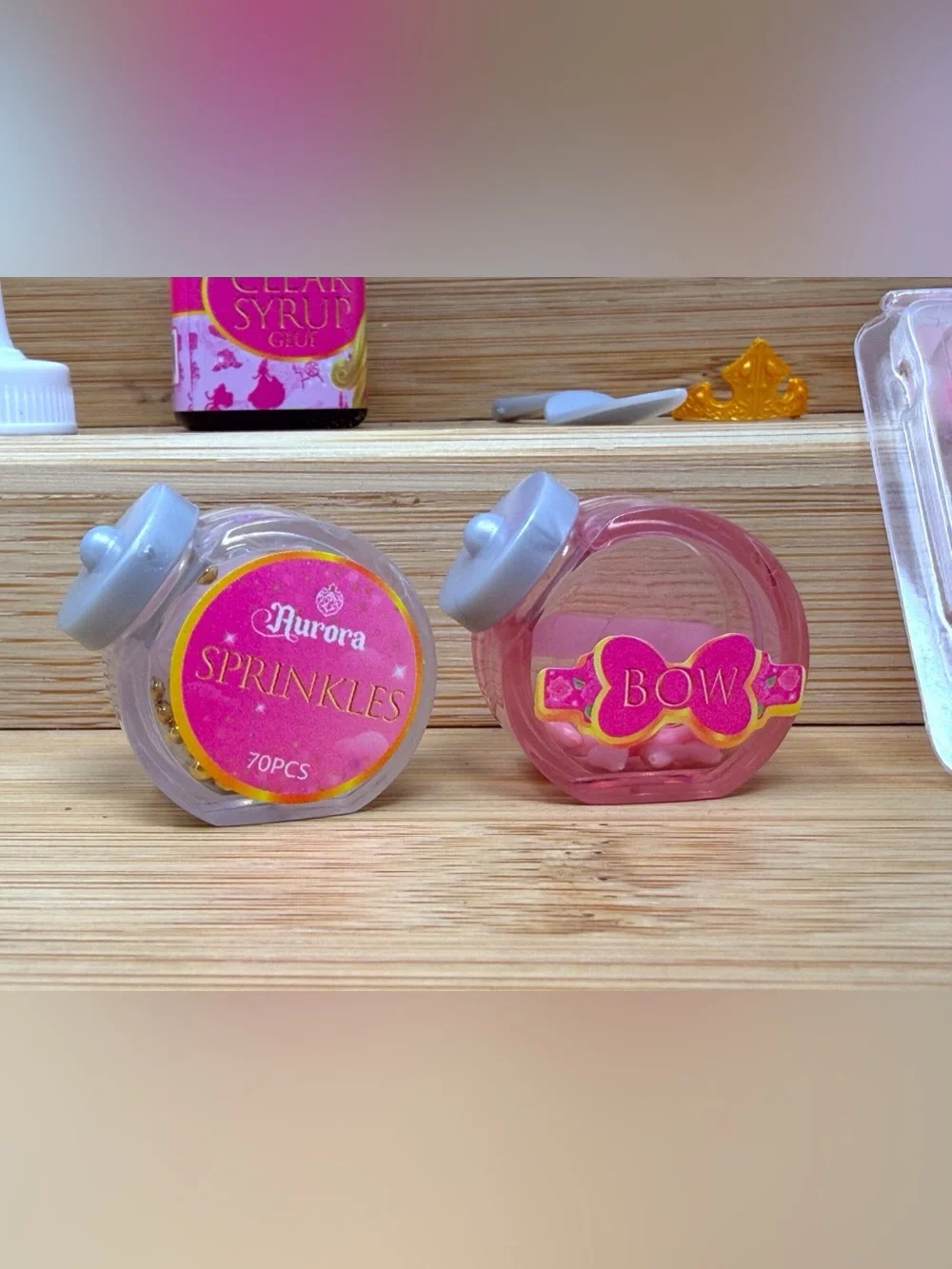 ZURU Mini Brands Create Creation Disney Snacks Super Rare Aurora Cake Open Ball